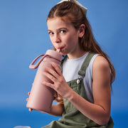 Geïsoleerde Flip Top 1 liter fles - bessen smoothie