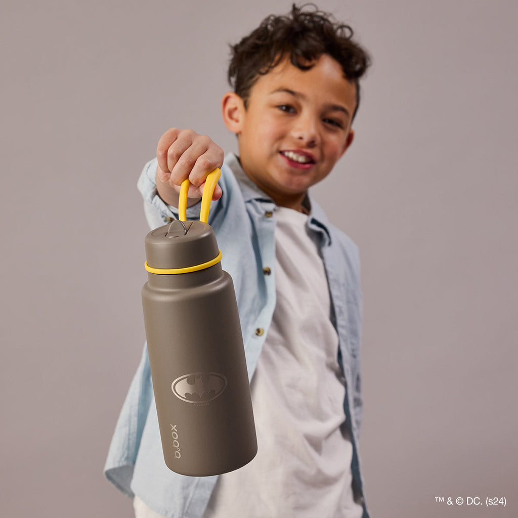 Batman by b.box - 1L insulated flip top bottle