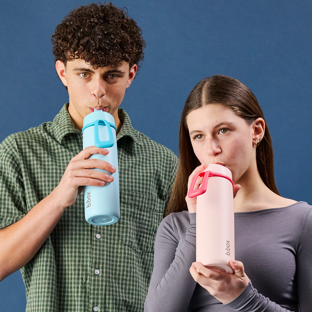 690 ml geïsoleerde fles met klapdeksel - middernacht