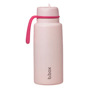 Geïsoleerde Flip Top 1 liter fles - roze paradijs