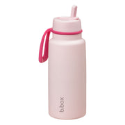 Geïsoleerde Flip Top 1 liter fles - roze paradijs