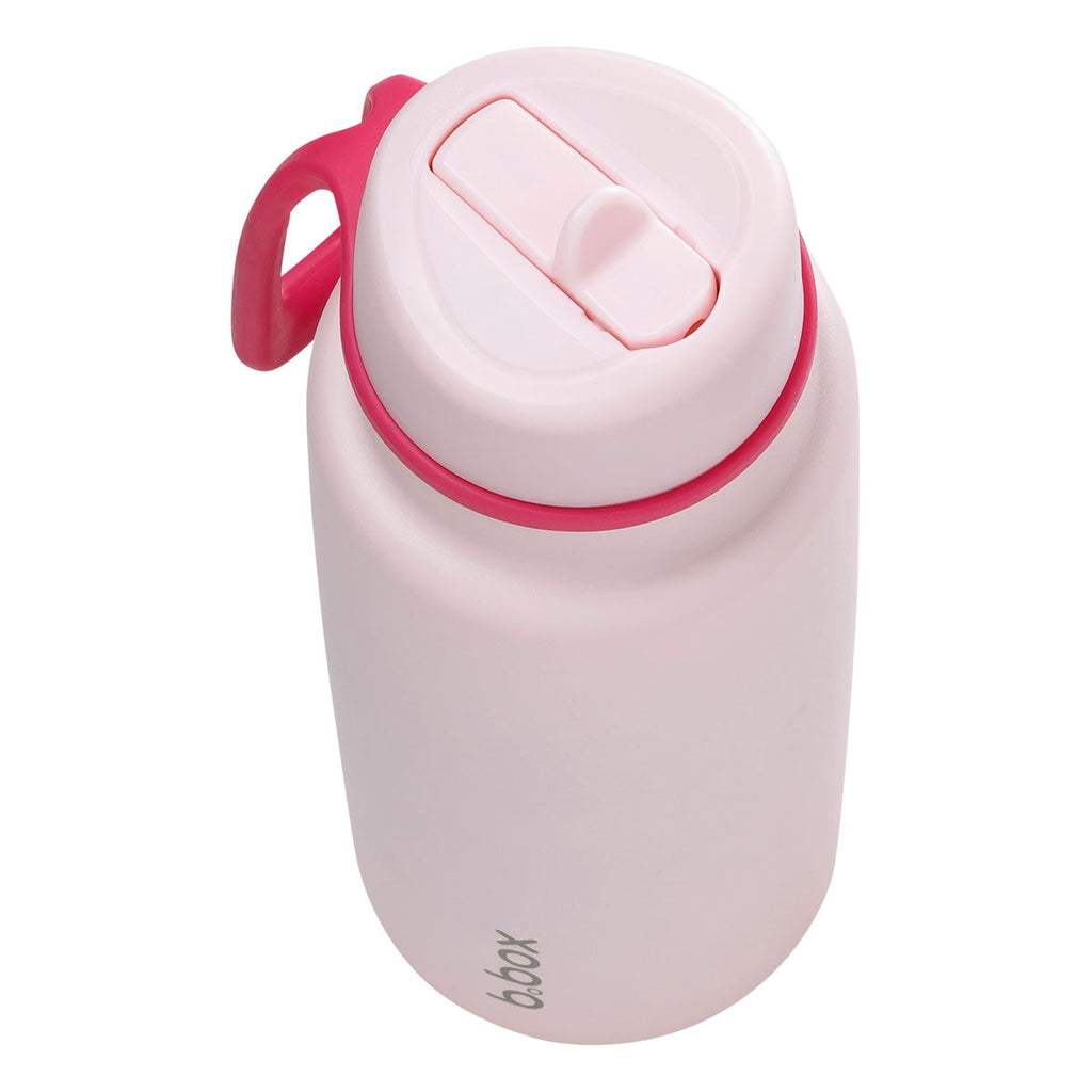 Geïsoleerde Flip Top 1 liter fles - roze paradijs