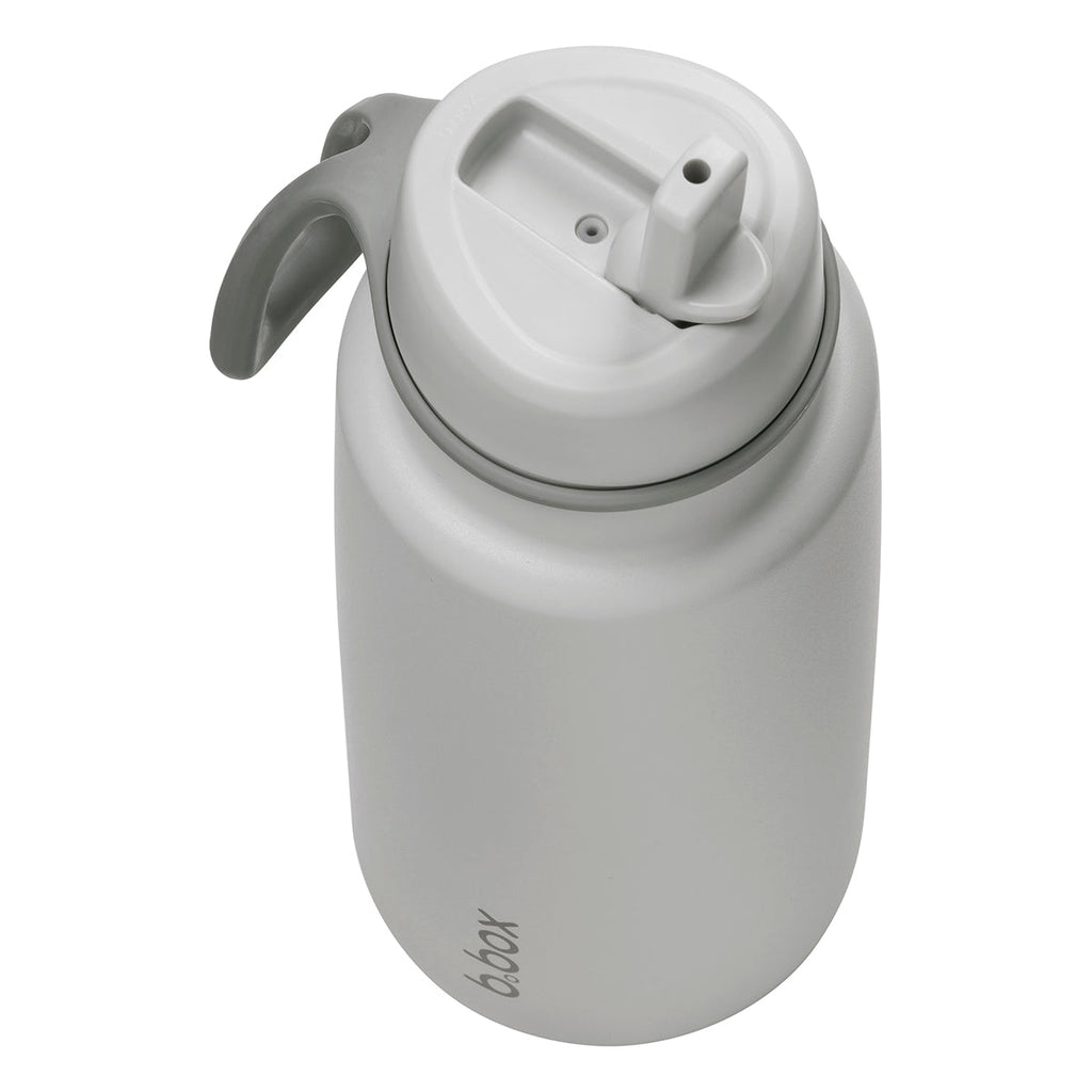 Geïsoleerde Flip Top 1 liter fles - schaduw