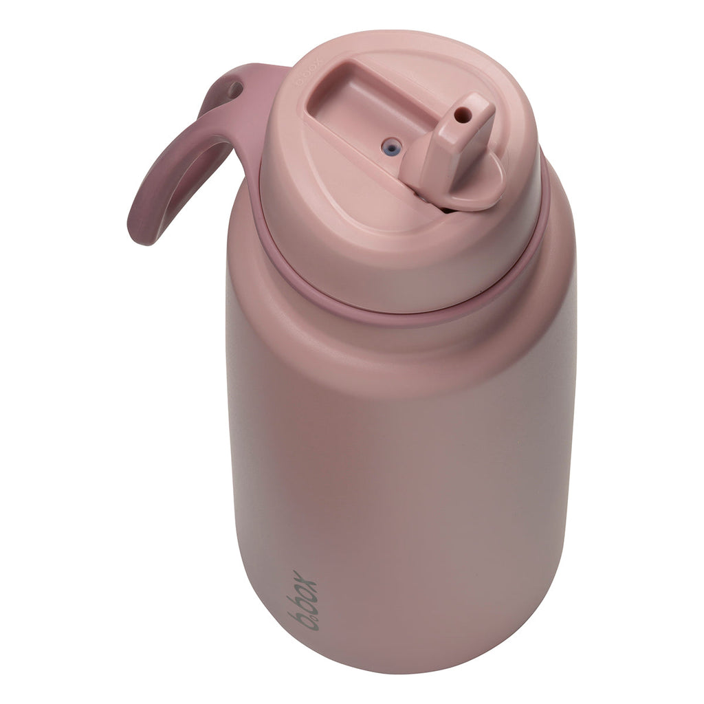 Geïsoleerde Flip Top 1 liter fles - bessen smoothie