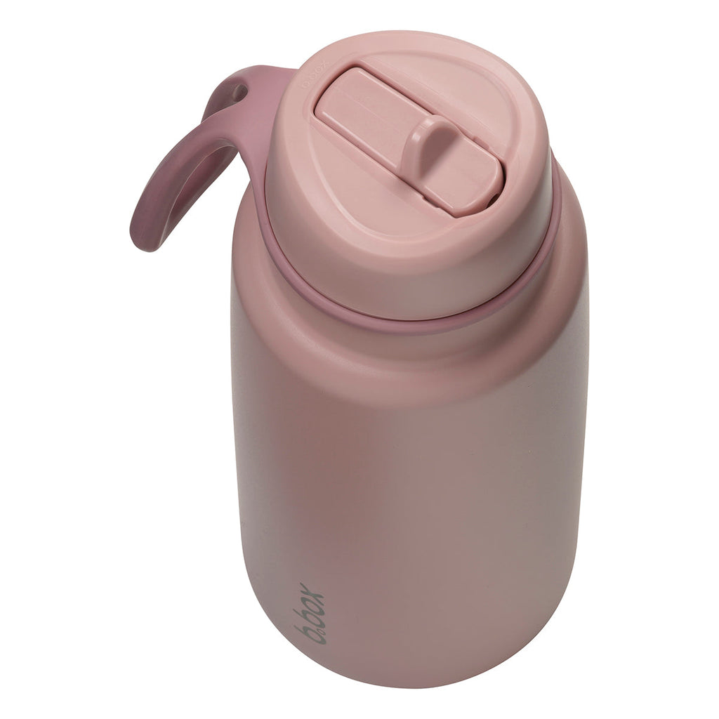 Geïsoleerde Flip Top 1 liter fles - bessen smoothie