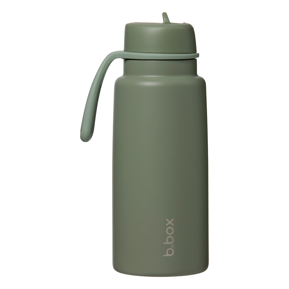 Insulated Flip Top 1 Litre Bottle - olive
