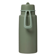Insulated Flip Top 1 Litre Bottle - olive
