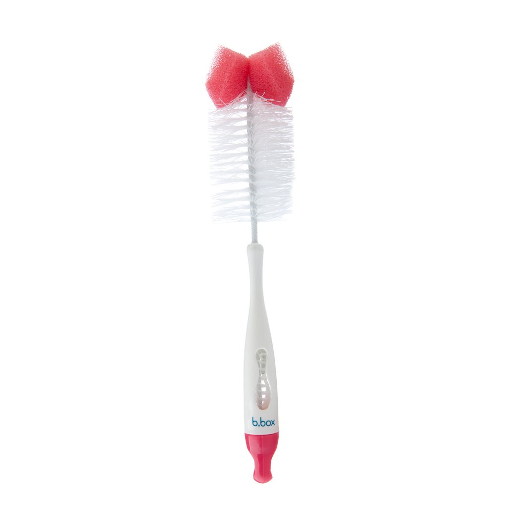2-in-1 bottle and teat cleaner - berry surprise - b.box for kids