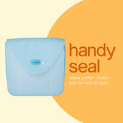 Pochette à lunch en silicone - Océan