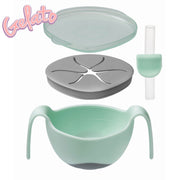 Bowl + straw - pistachio - b.box for kids