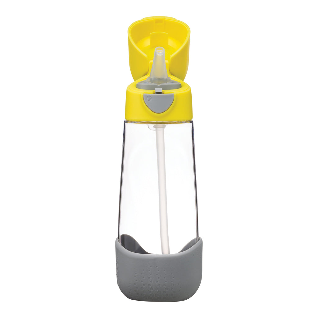 tritan drink bottle 600ml - lemon sherbet - b.box for kids