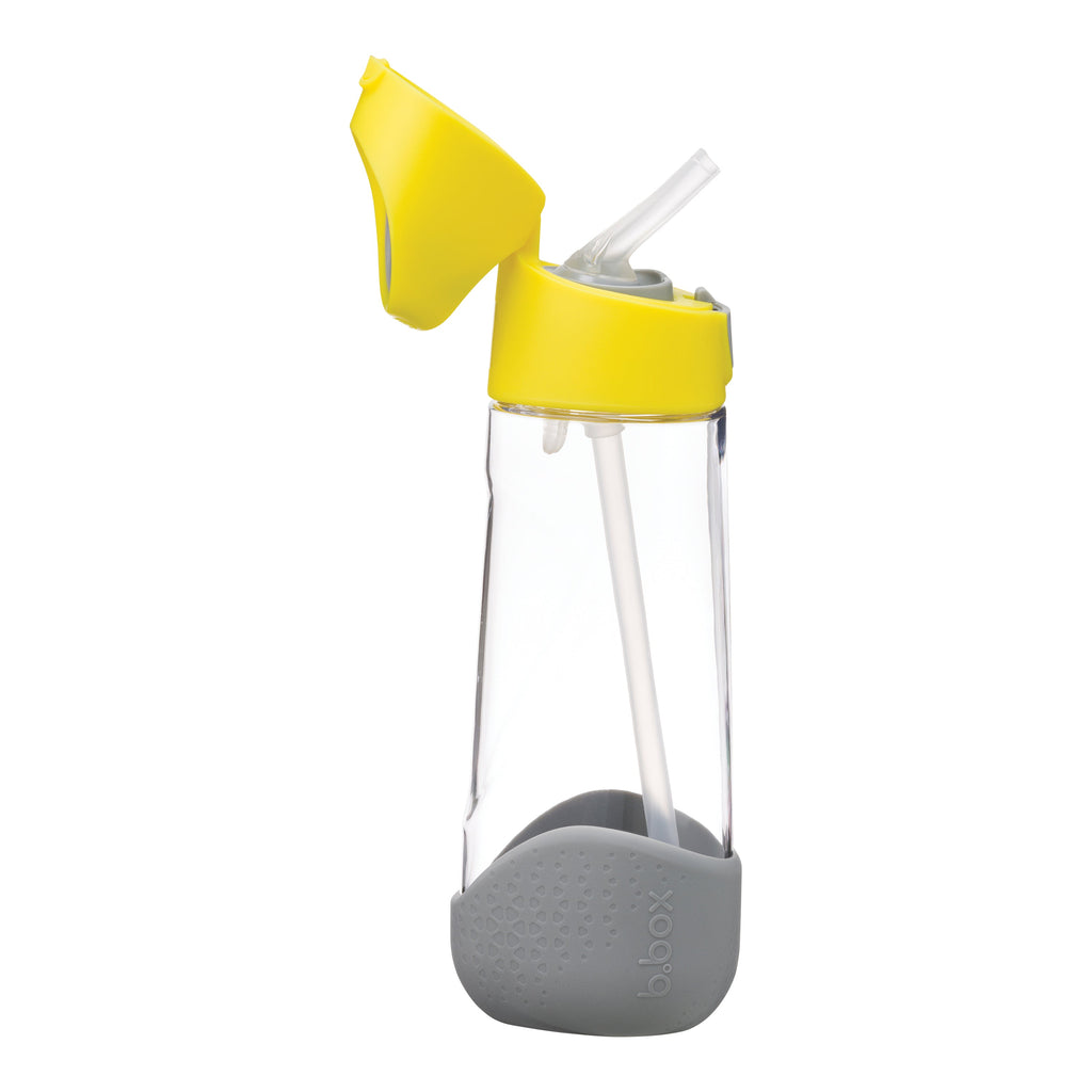 tritan drink bottle 600ml - lemon sherbet - b.box for kids