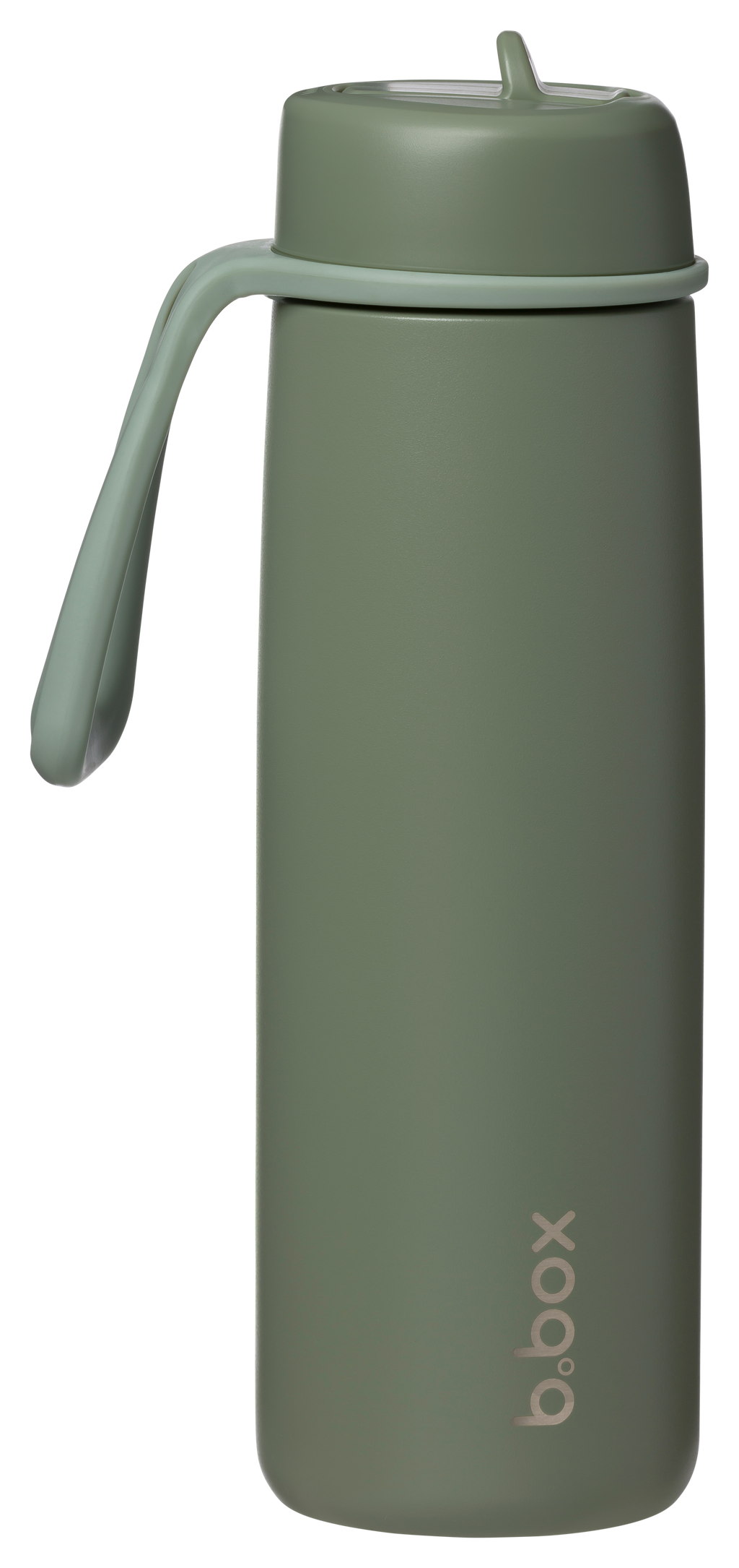 690 ml geïsoleerde fles met klapdeksel - olijfgroen
