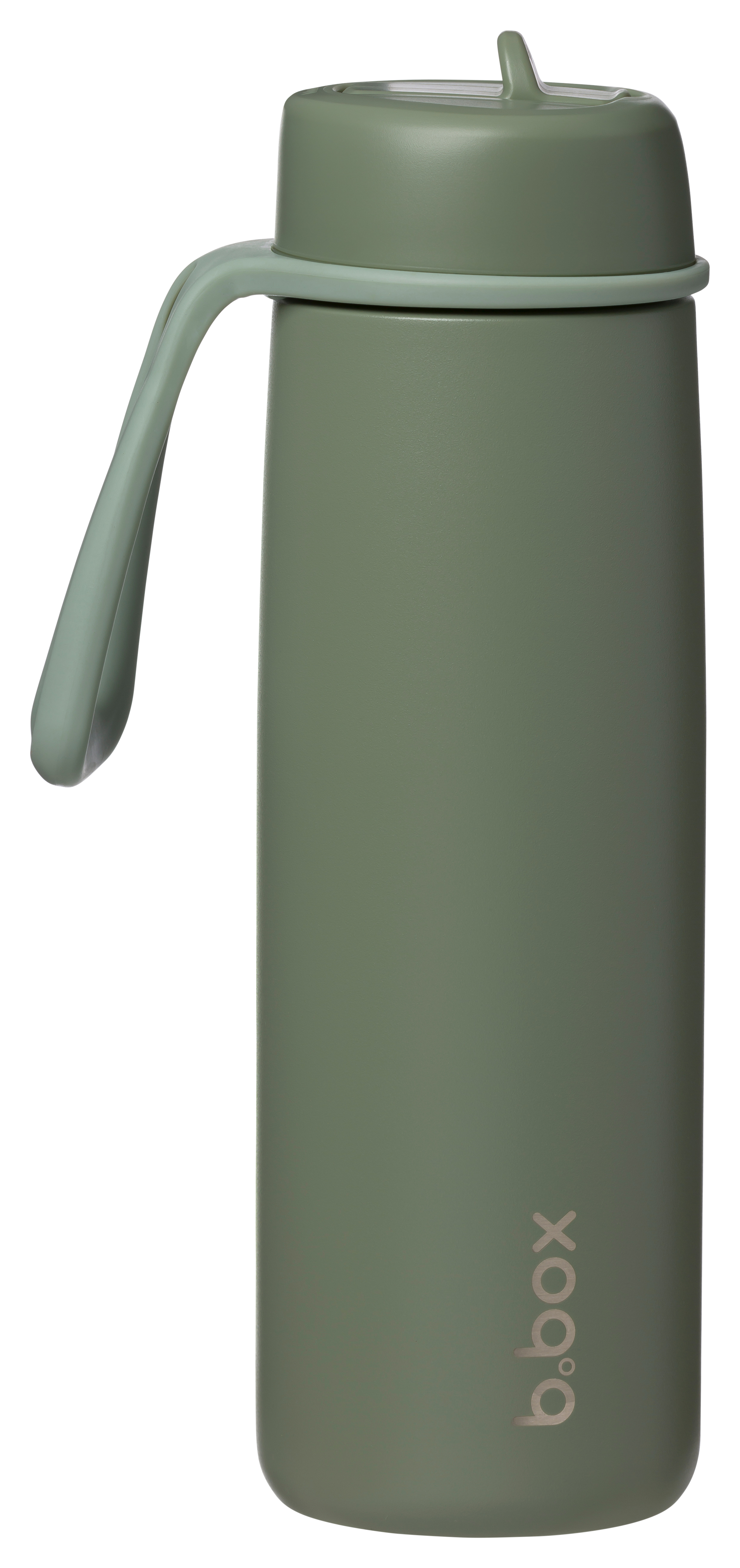 690 ml geïsoleerde fles met klapdeksel - olijfgroen
