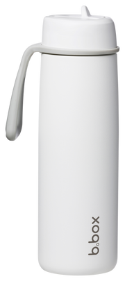 690 ml geïsoleerde Flip Top fles - wit uit