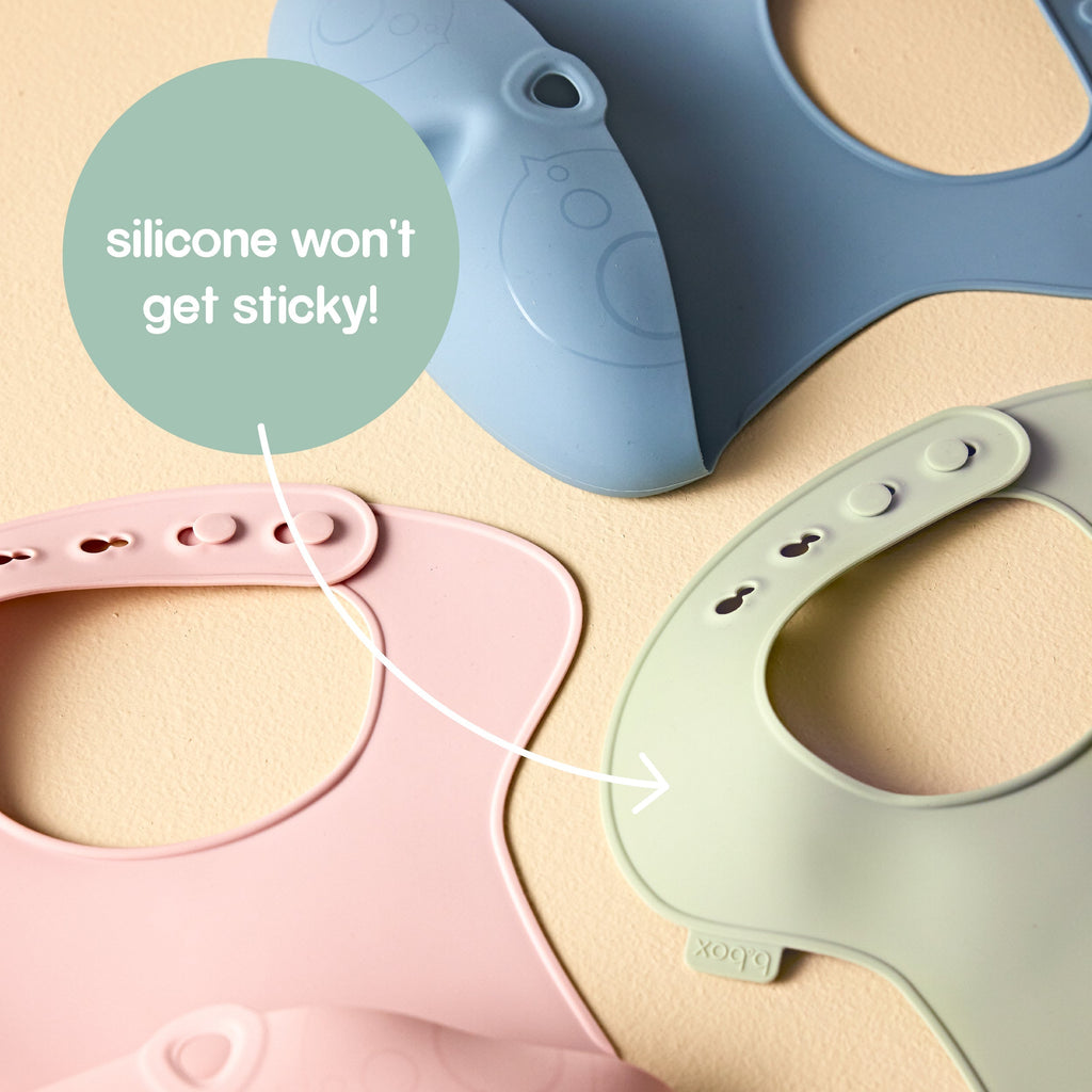 Bavoir en silicone - Sage