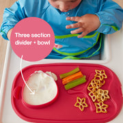 tapis de repas roll + go - milk-strawberry shake