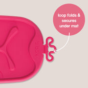 tapis de repas roll + go - milk-strawberry shake
