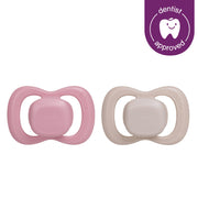pacifier twin pack - berry + blush