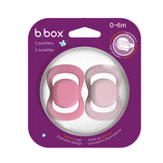 pacifier twin pack - berry + blush