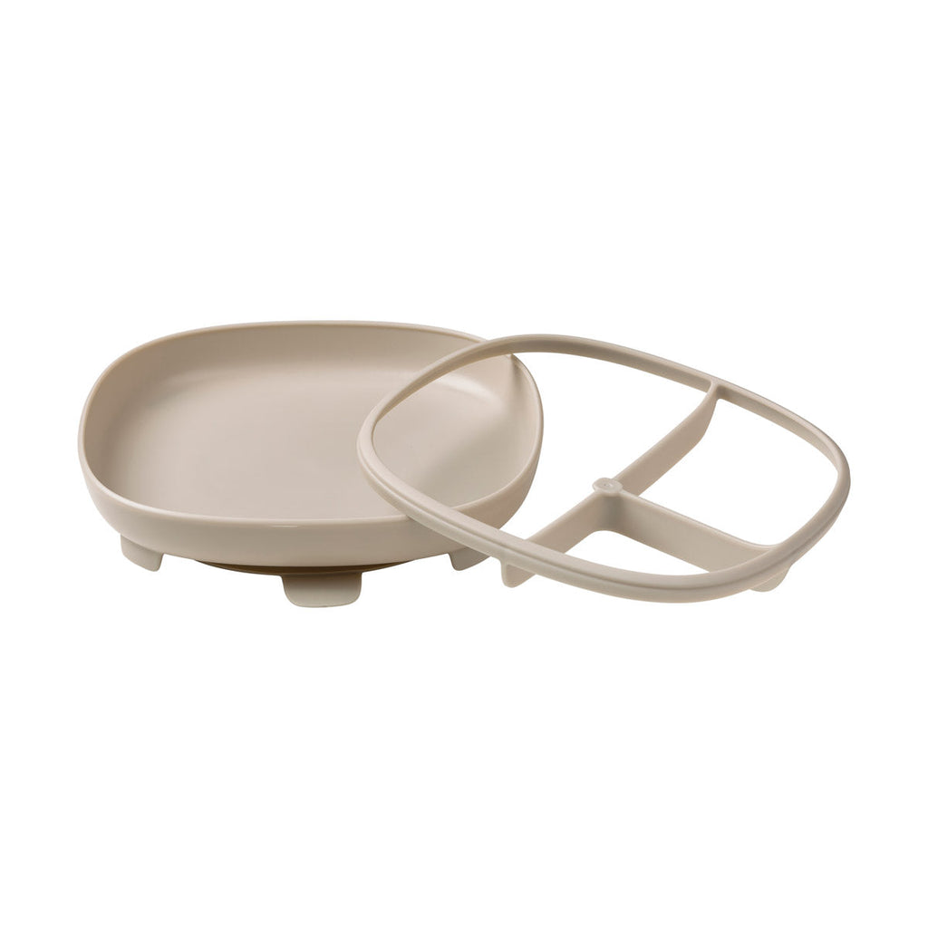 Assiette à ventouse 2 en 1 - latte