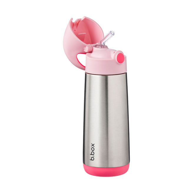 500ml insulated drink bottle - flamingo fizz