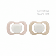 glow fopspeen twin pack - blush + latte