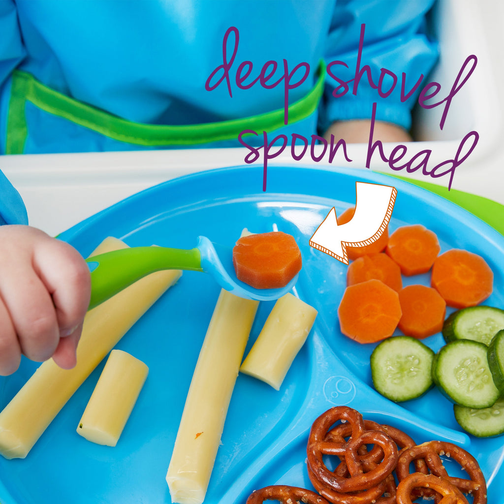 Toddler cutlery set - lemon sherbet - b.box for kids