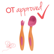 Toddler cutlery set - strawberry shake - b.box for kids