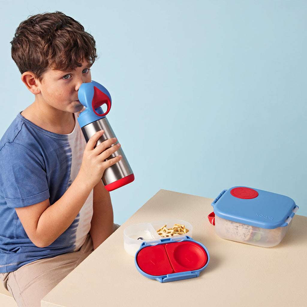 500ml insulated drink bottle -  blue blaze