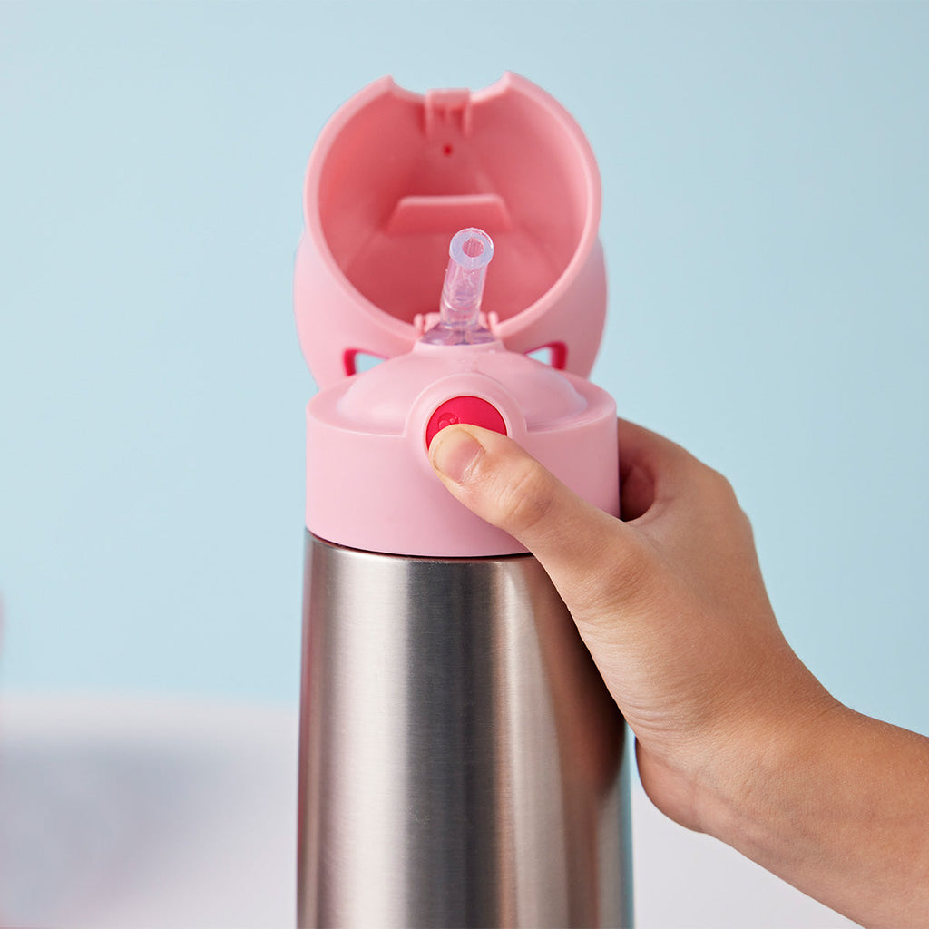 500ml geïsoleerde drinkfles - flamingo fizz