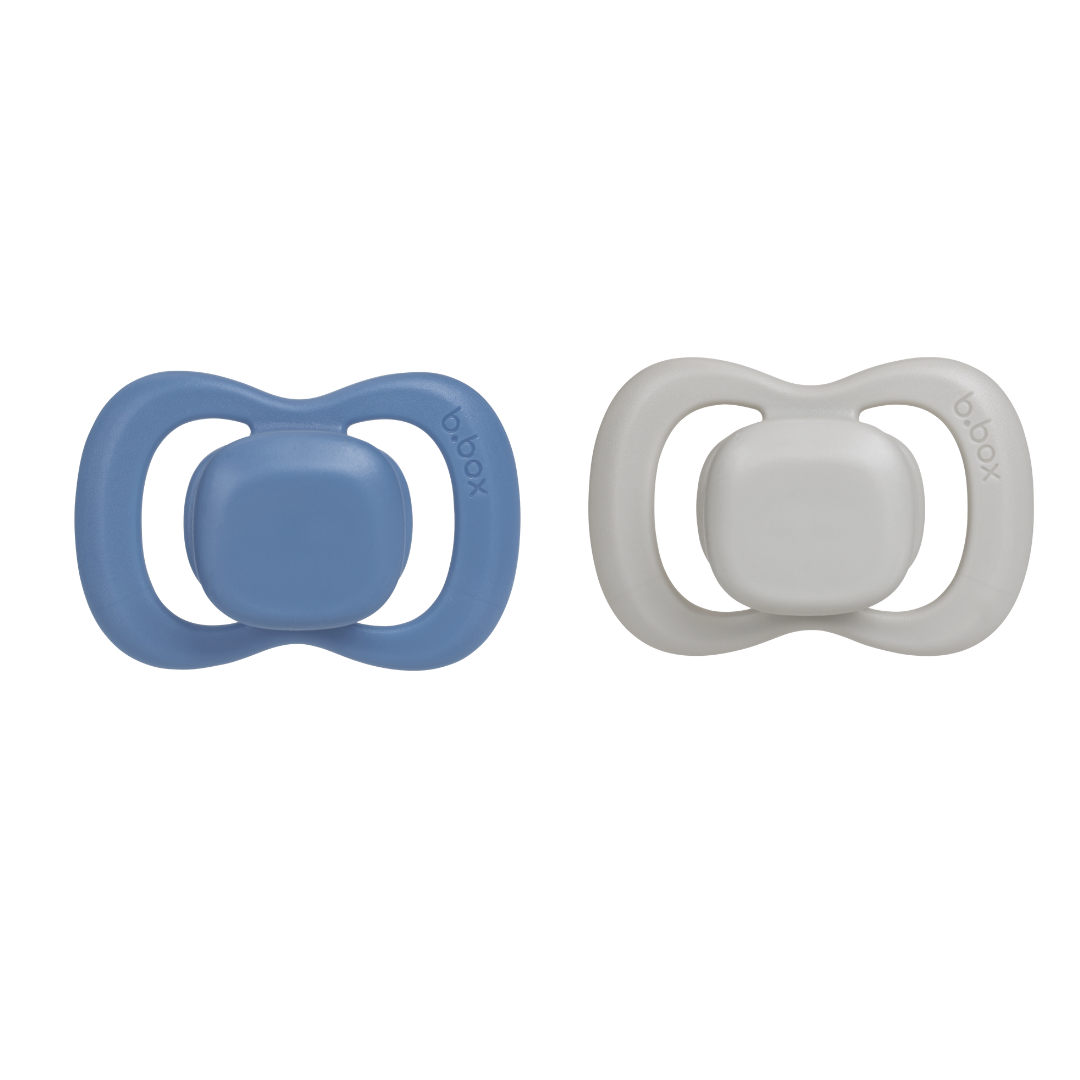 pacifier twin pack - ocean + cloud (silicone only)