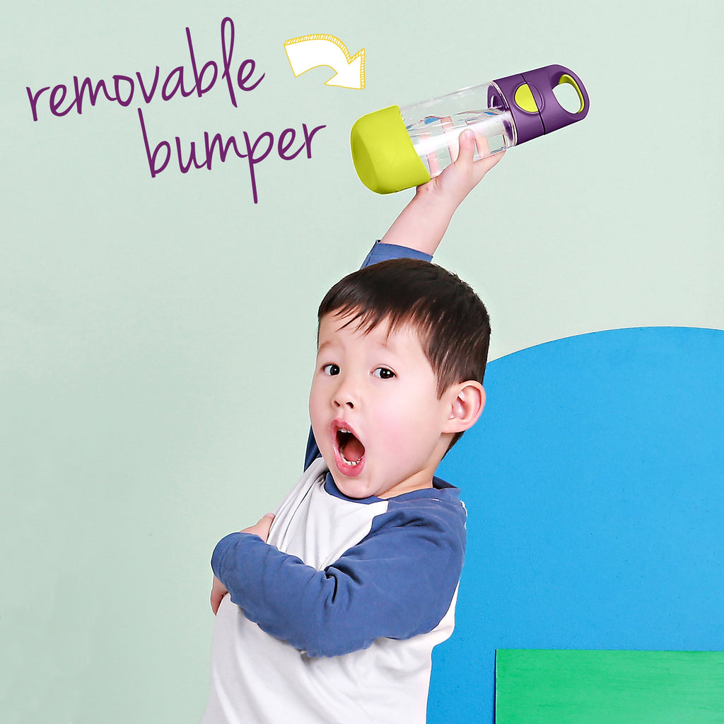 tritan™ drink bottle - blue slate - b.box for kids