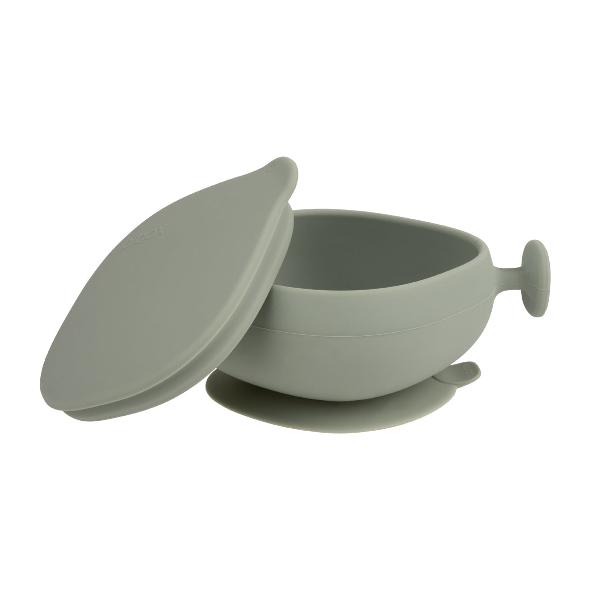 Bol + couvercle en silicone - sauge