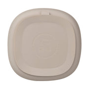 Assiette + couvercle en silicone - latte