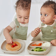 Assiette à ventouse 2 en 1 - océan