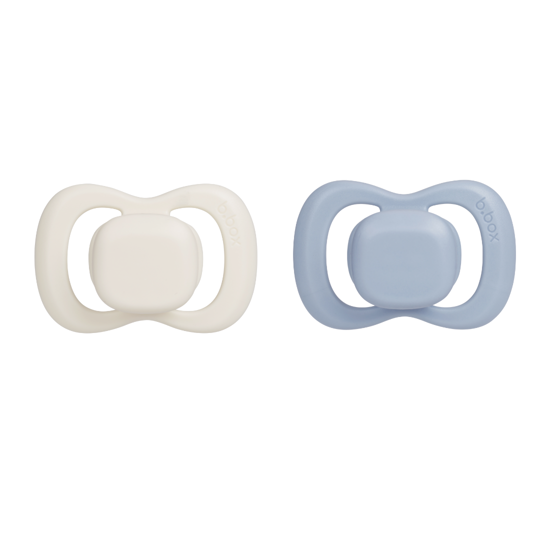 pacifier twin pack - vanilla + sky (latex only)