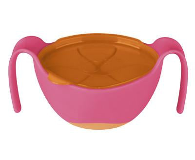 Bowl + straw - strawberry shake - b.box for kids