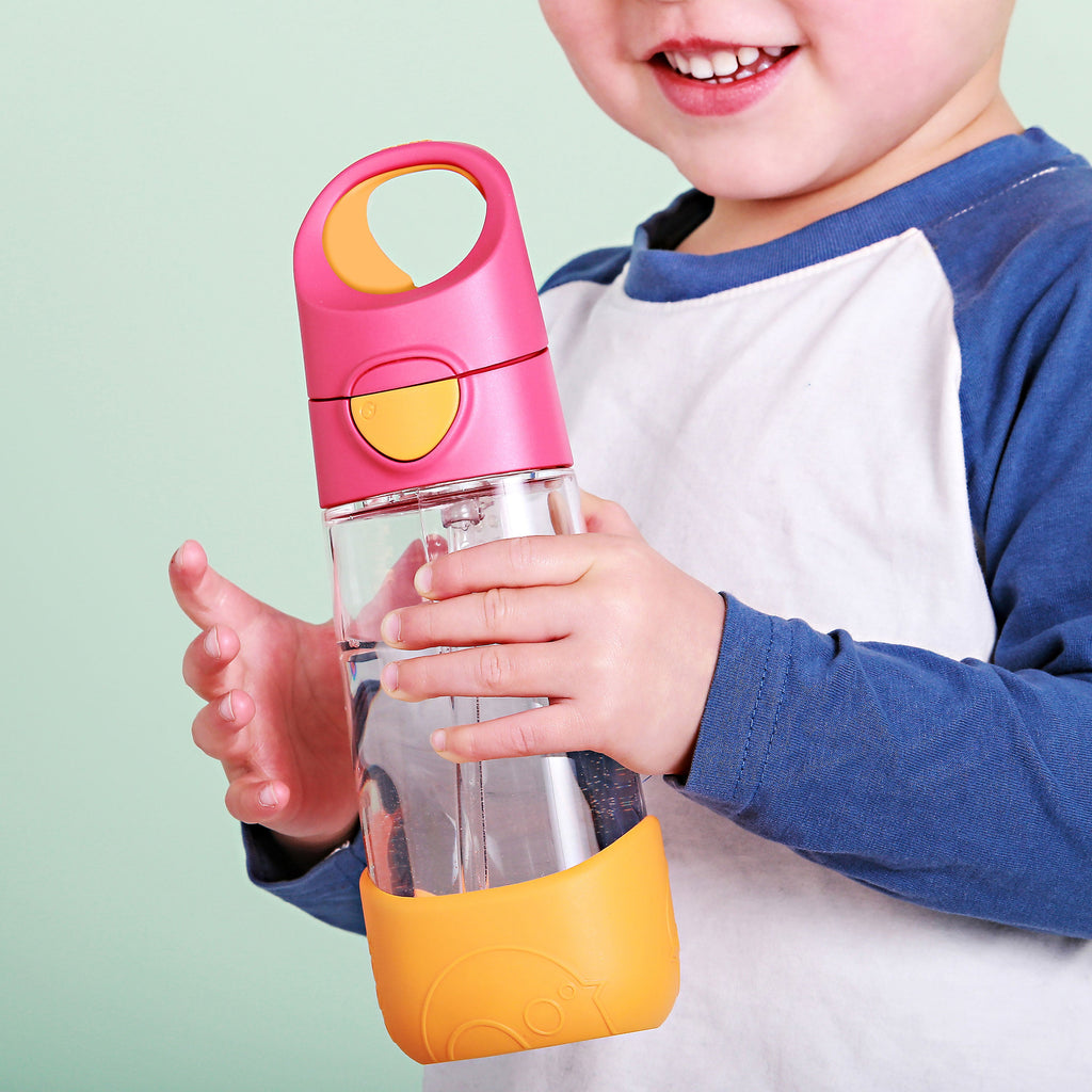 child with tritan™ drink bottle 450ml - emerald forest - b.box for kids