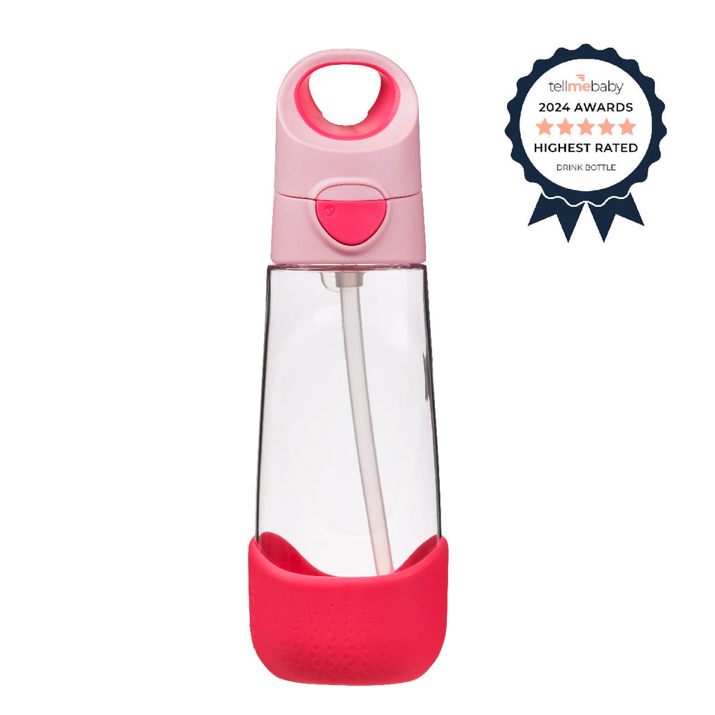 tritan™ drinkfles 600ml - flamingo fizz