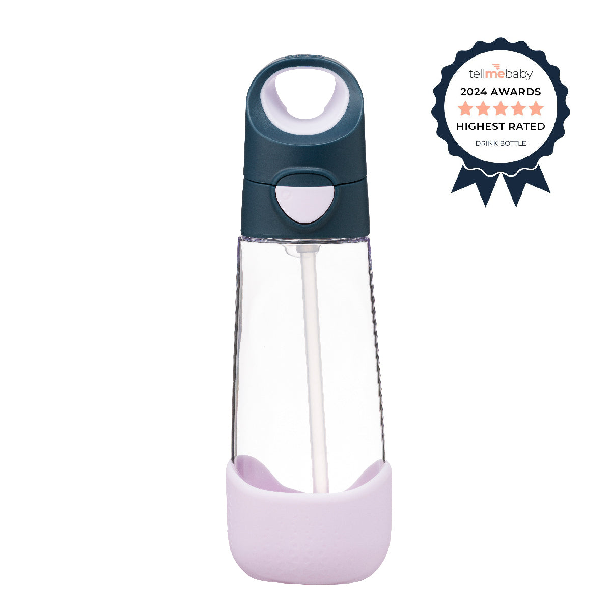tritan™ drinkfles 600ml - indigo roos