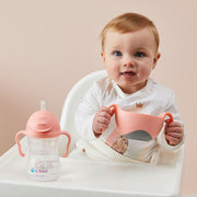 child with Bowl + straw - tutti frutti - b.box for kids