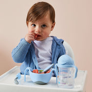Bowl + straw - bubblegum - b.box for kids