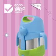 insulated food jar - blue slate - b.box for kids